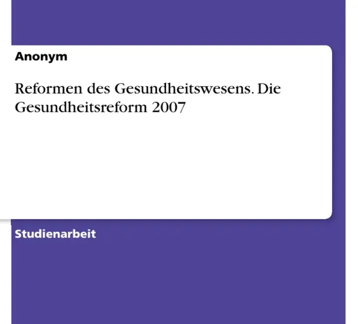 gesundheitsreform &mdash; DE news