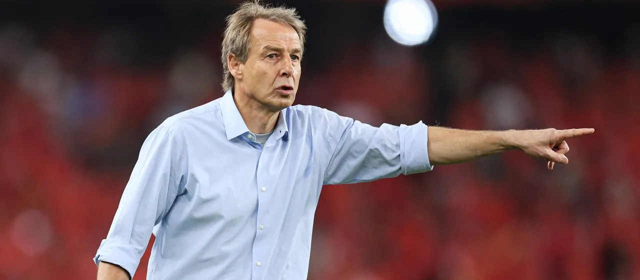 Jürgen Klinsmann ist Trainer der Südkoreanischen Mannschaft