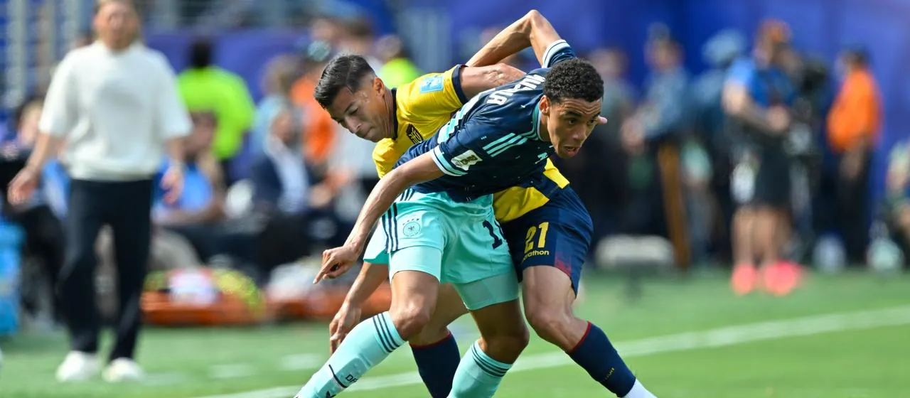 Jamal Musiala im Spiel gegen Ecuador