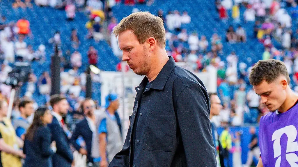 FIFA-Fussball-Weltmeisterschaft-2026-Sechszehntelfinale-Deutschland-vs-Paraguay-29-06-2026-Boston-Stadium-Julian-Nagelsmann-Deutschland-enttaeuscht-unzufrieden-ungluecklich-traurig-2026-FIFA-World-Cup-Round-of-32-Germany-vs