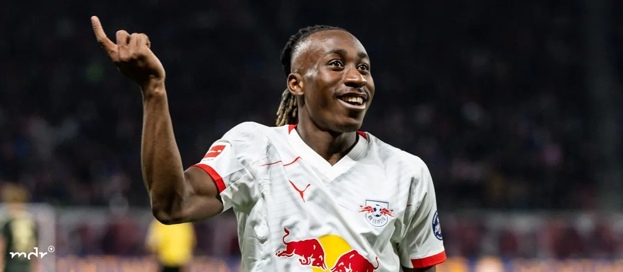 Angreifer Yan Diomande wird RB Leipzig in Richtung Madrid verlassen.